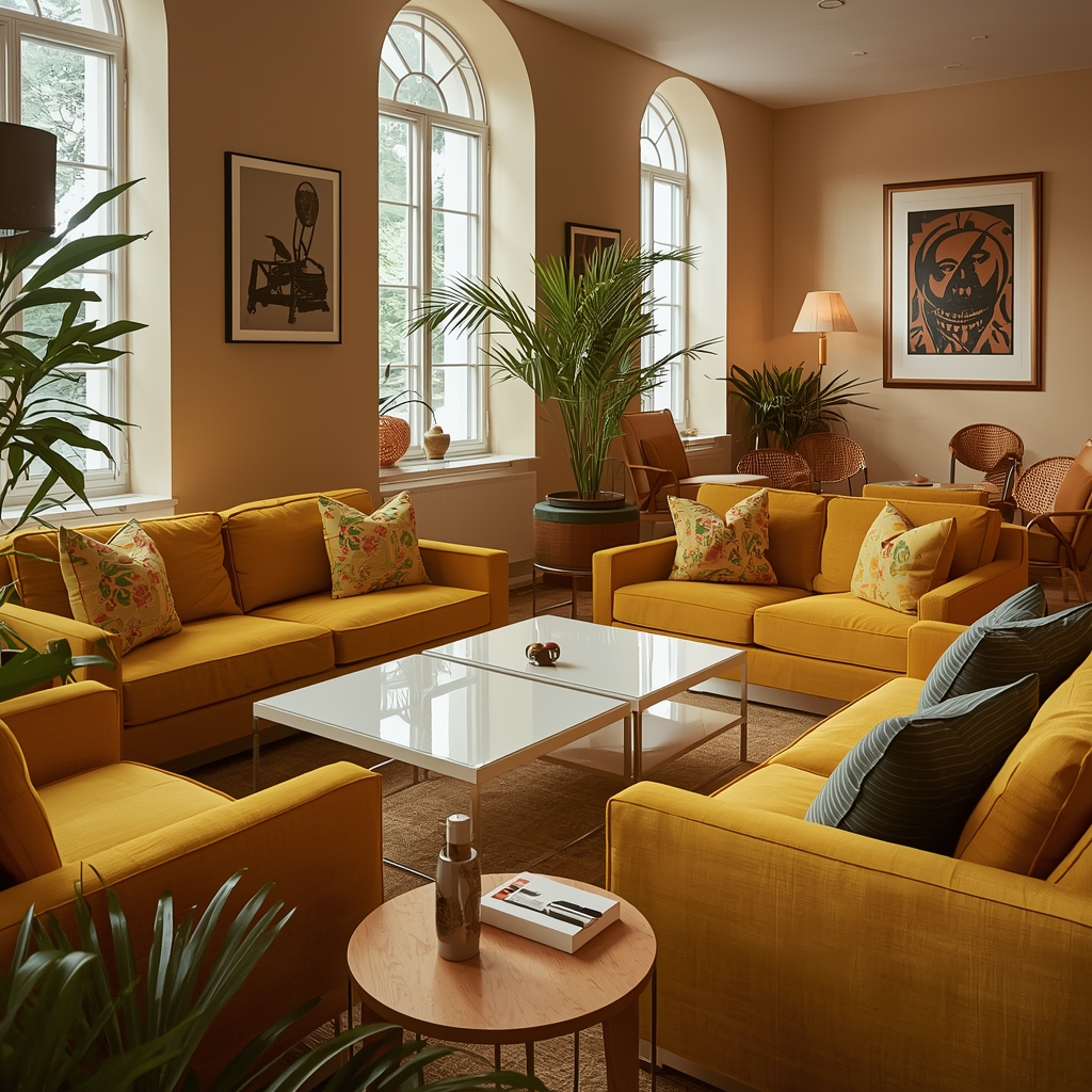 Squablonjroz verksted med skreddersydde møbler